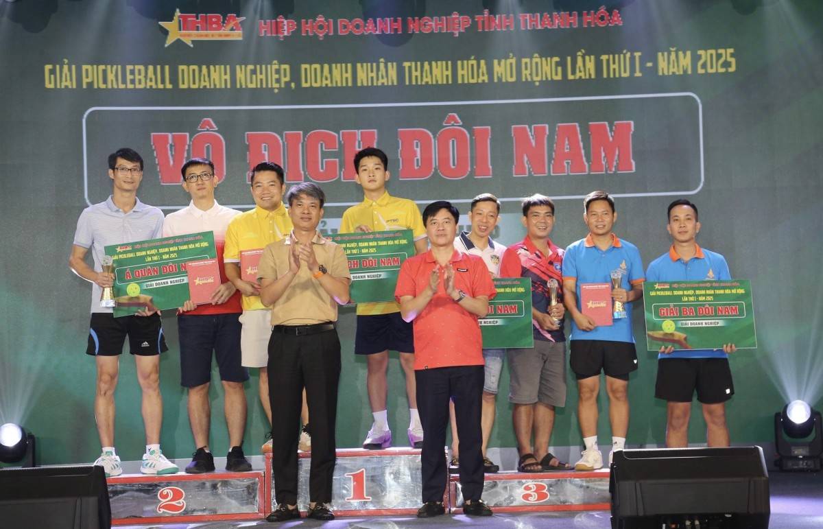 Gara Tổng kết và trao Giải Pickleball Doanh nghiệp, Doanh nhân Thanh Hóa mở rộng lần thứ I