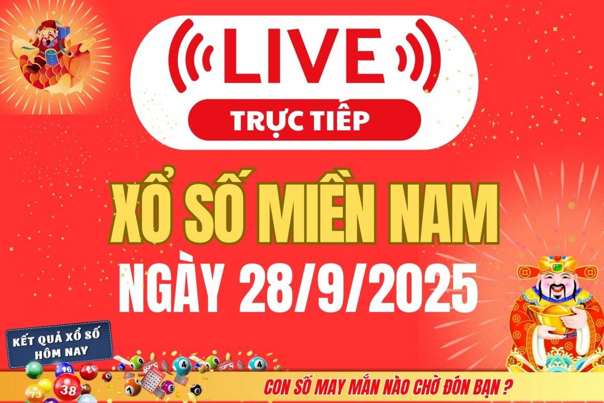 TRỰC TIẾP: Kết quả Xổ số miền Nam hôm nay 27/9/2025 - XSMN 27/9 - XSMN thứ Bảy cập nhật mới nhất