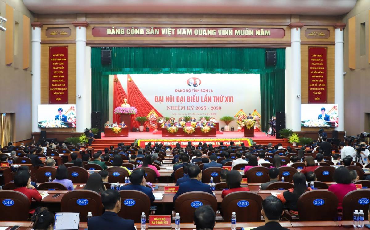 Khai mạc Đại hội Đảng bộ Sơn La XVI: Đổi mới, hội nhập, phát triển bền vững