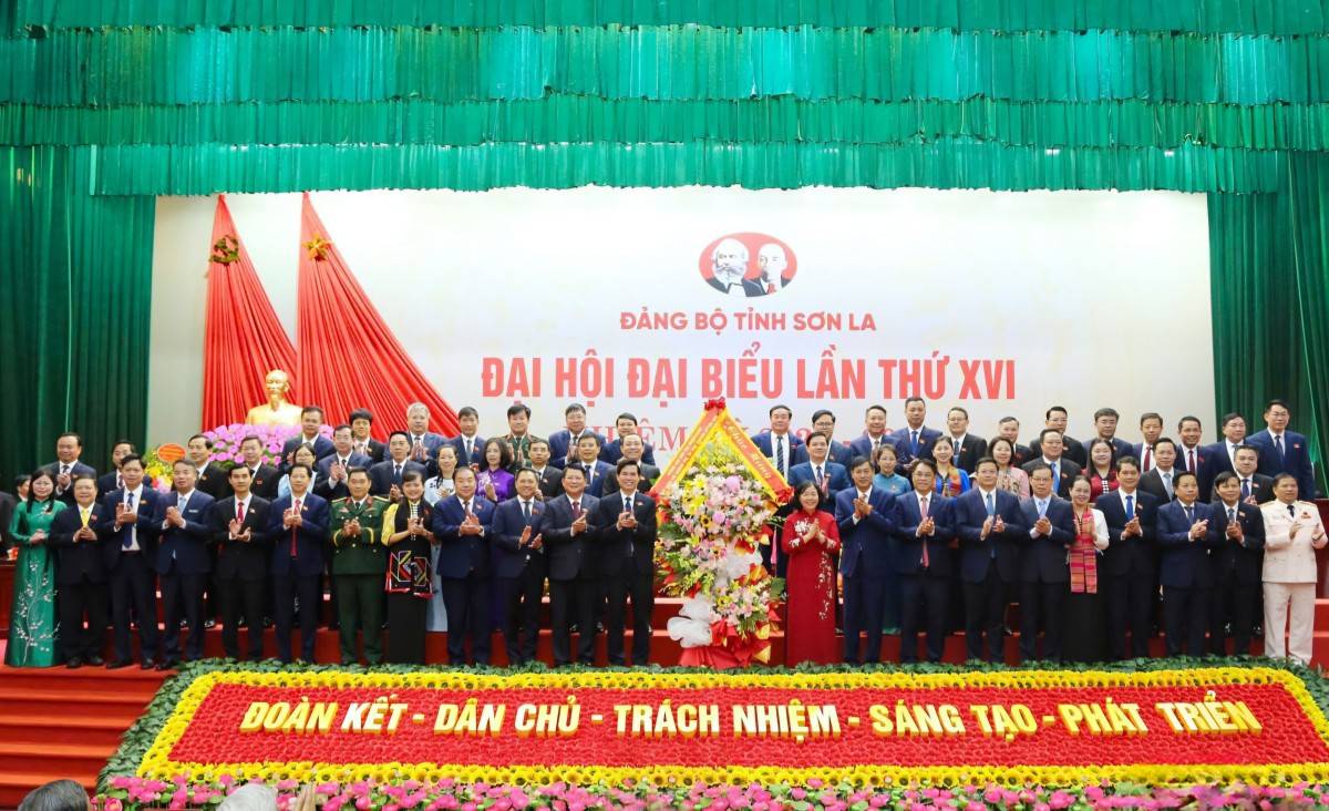Sơn La bầu 54 đồng chí vào Ban Chấp hành Đảng bộ tỉnh khóa XVI