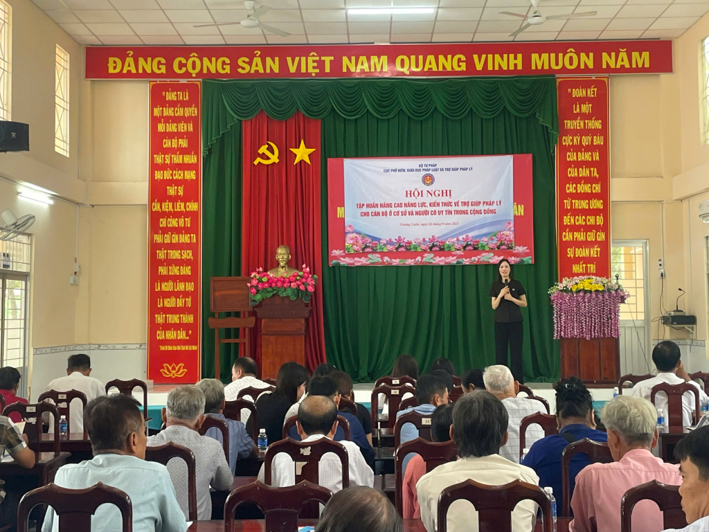 Hội nghị tập huấn xã Trường Xuân, TP. Cần Thơ.