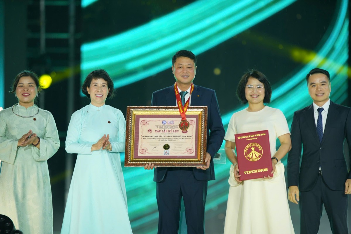 BIDV SmartBanking X lập kỷ lục Việt Nam