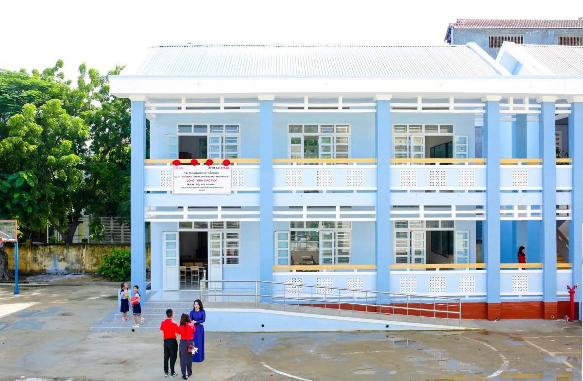 Central Retail bàn giao công trình giáo dục hơn 2,3 tỷ đồng tại Trường Tiểu học Đài Sơn