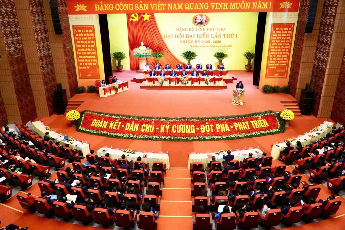 Phú Thọ bế mạc Đại hội Đảng bộ: Khát vọng bứt phá nhiệm kỳ mới