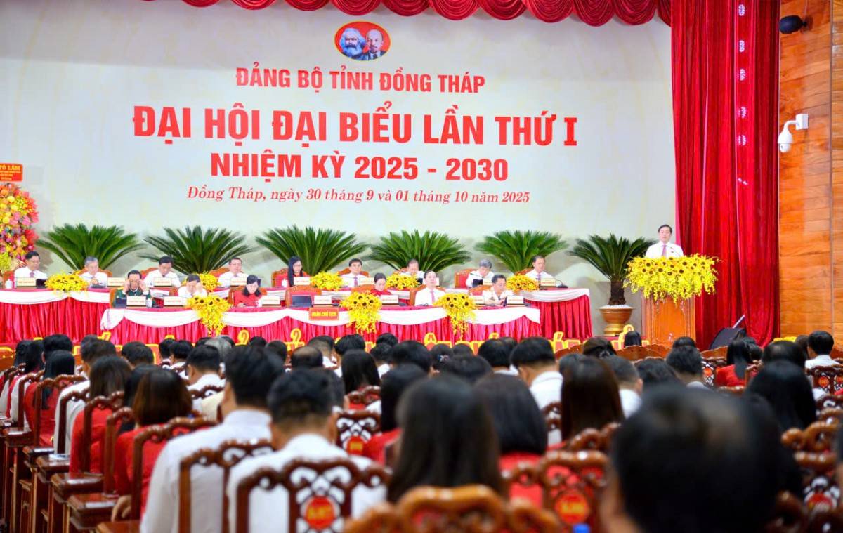Khai mạc phiên trù bị Đại hội đại biểu Đảng bộ tỉnh Đồng Tháp lần thứ I, nhiệm kỳ 2025 – 2030