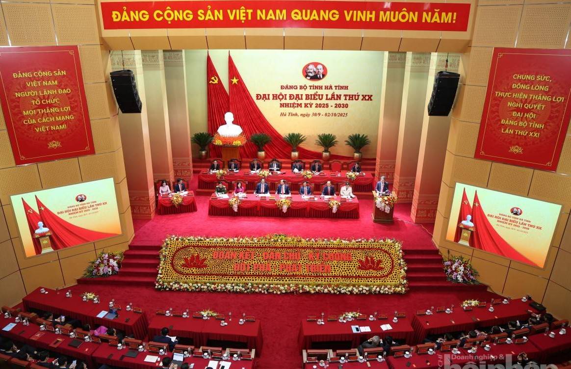 Cận cảnh phiên trù bị Đại hội đại biểu Đảng bộ tỉnh Hà Tĩnh lần thứ XX