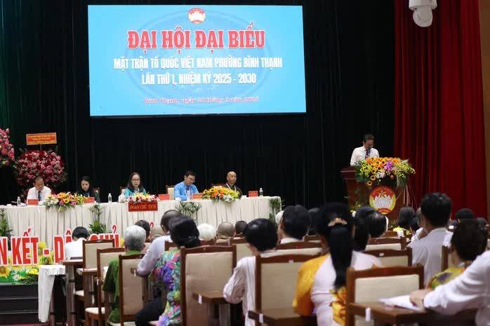Phường Bình Thạnh (TP. Hồ Chí Minh) tổ chức Đại hội đại biểu MTTQ Việt Nam lần thứ I, nhiệm kỳ 2025 – 2030