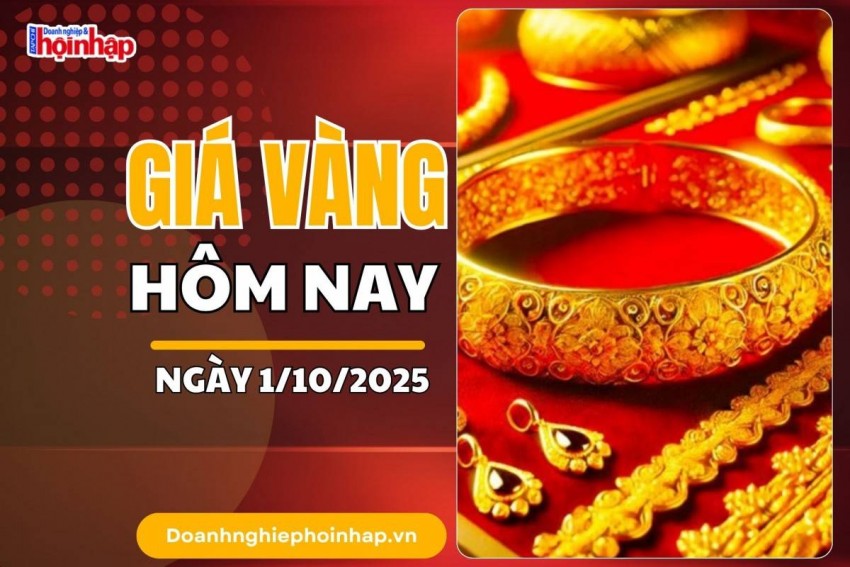 Giá vàng hôm nay 1/10: Giá vàng nhẫn tăng mạnh nhất 1,5 triệu đồng/lượng