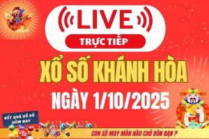 TRỰC TIẾP: Xổ số Khánh Hòa hôm nay ngày 28/9/2025 - XSKH 28/9 - Kết quả xổ số Khánh Hòa hôm nay