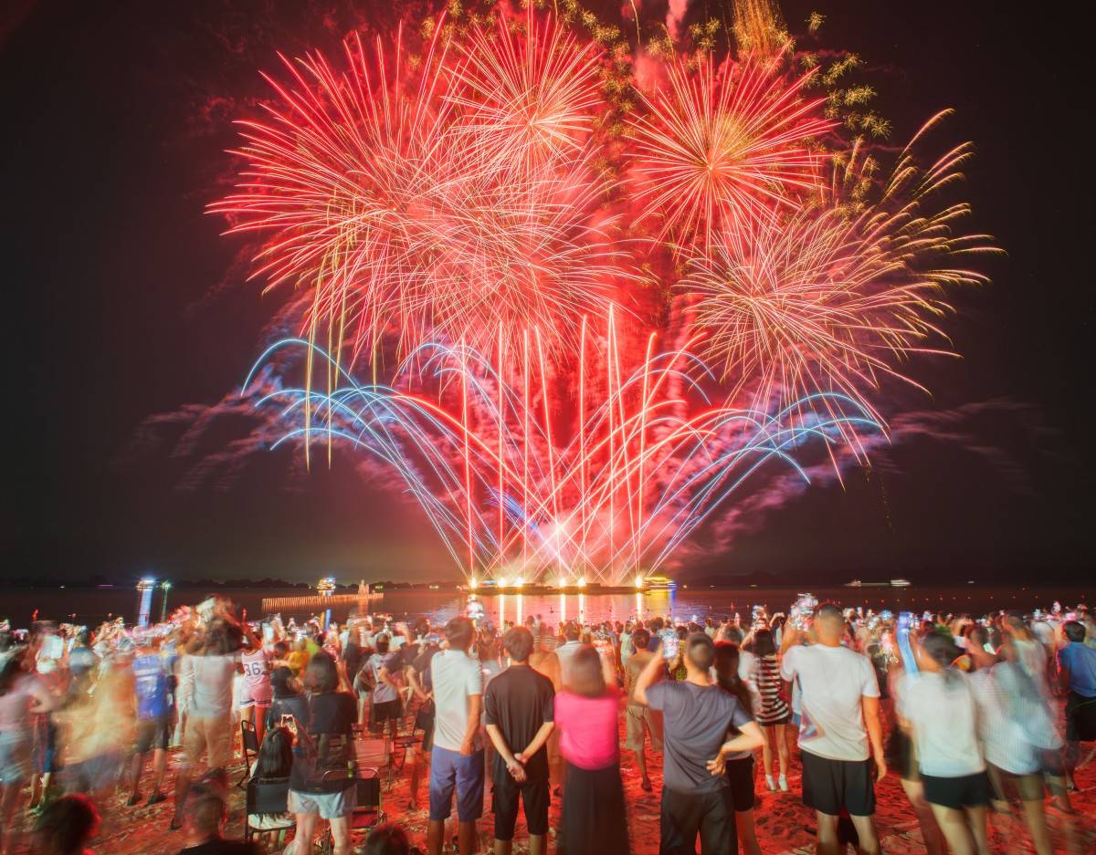  Trải nghiệm pháo hoa hàng tuần tại Sun Elite City, Phường Bãi Cháy