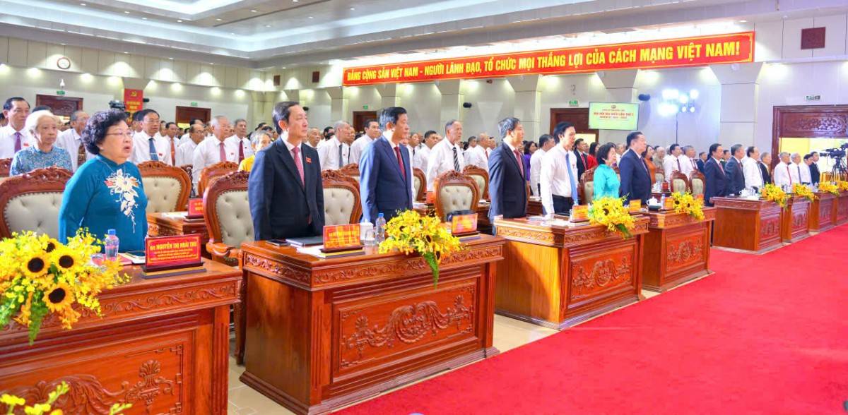 Khai mạc trọng thể Đại hội đại biểu Đảng bộ tỉnh Đồng Tháp: Khát vọng bứt phá, đưa kinh tế tăng trưởng gấp đôi