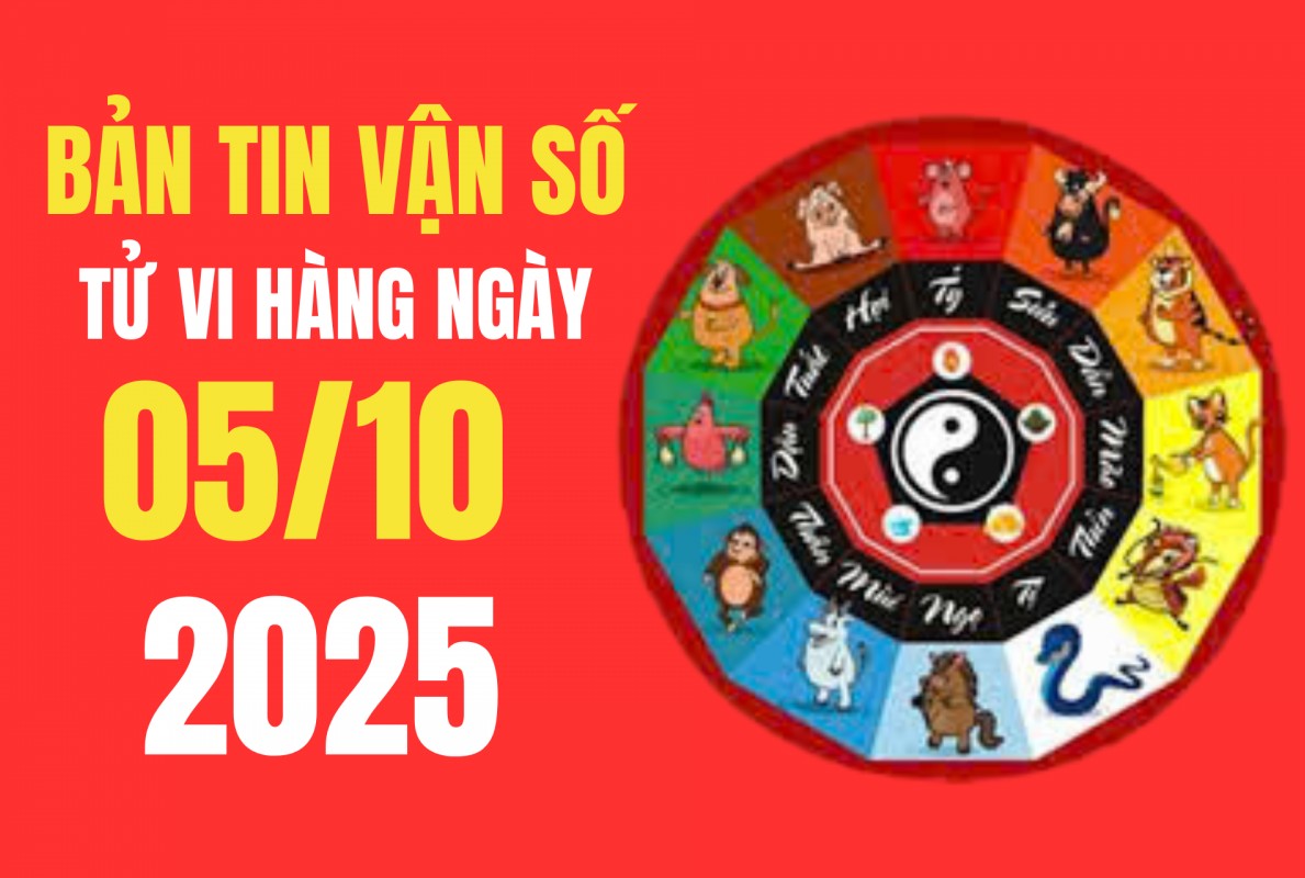 Tử vi - Vận số ngày 5/10/2025: Giờ Hoàng đạo và hướng xuất hành giúp vận trình hanh thông