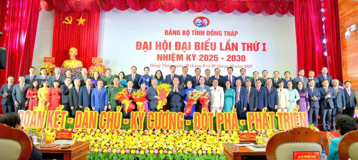 Đồng chí Ngô Chí Cường giữ chức Bí thư Tỉnh uỷ tỉnh Đồng Tháp nhiệm kỳ 2025- 2030