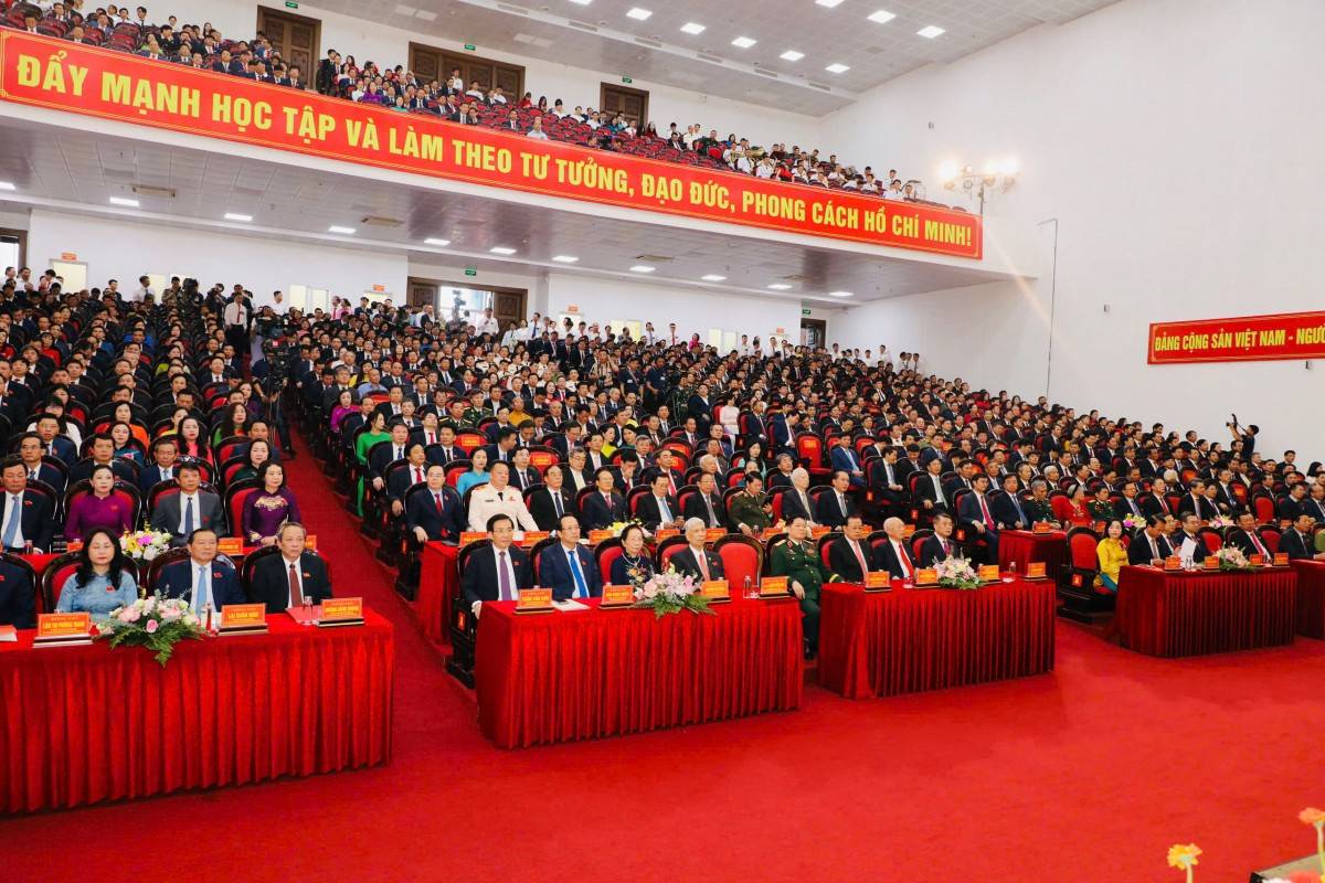 Lãnh đạo Đảng, Nhà nước và các đại biểu dự Đại hội