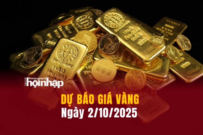 Dự báo giá vàng 2/10/2025