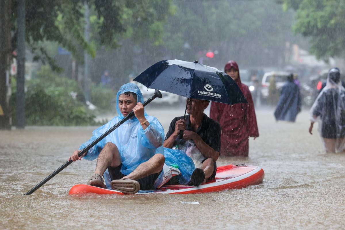 Cảnh báo ngập lụt, lũ quét, sạt lở tại Bắc bộ