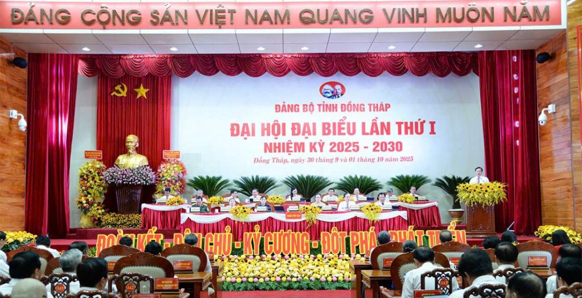 Đại hội đại biểu Đảng bộ tỉnh Đồng Tháp 