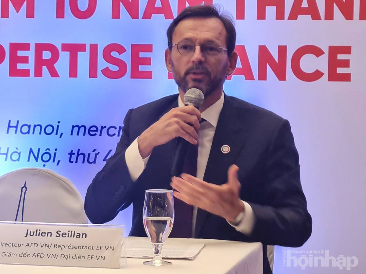 Giám đốc AFD Julien Seillan: Pháp sẵn sàng hỗ trợ Việt Nam kiến tạo giao thông xanh, thông minh