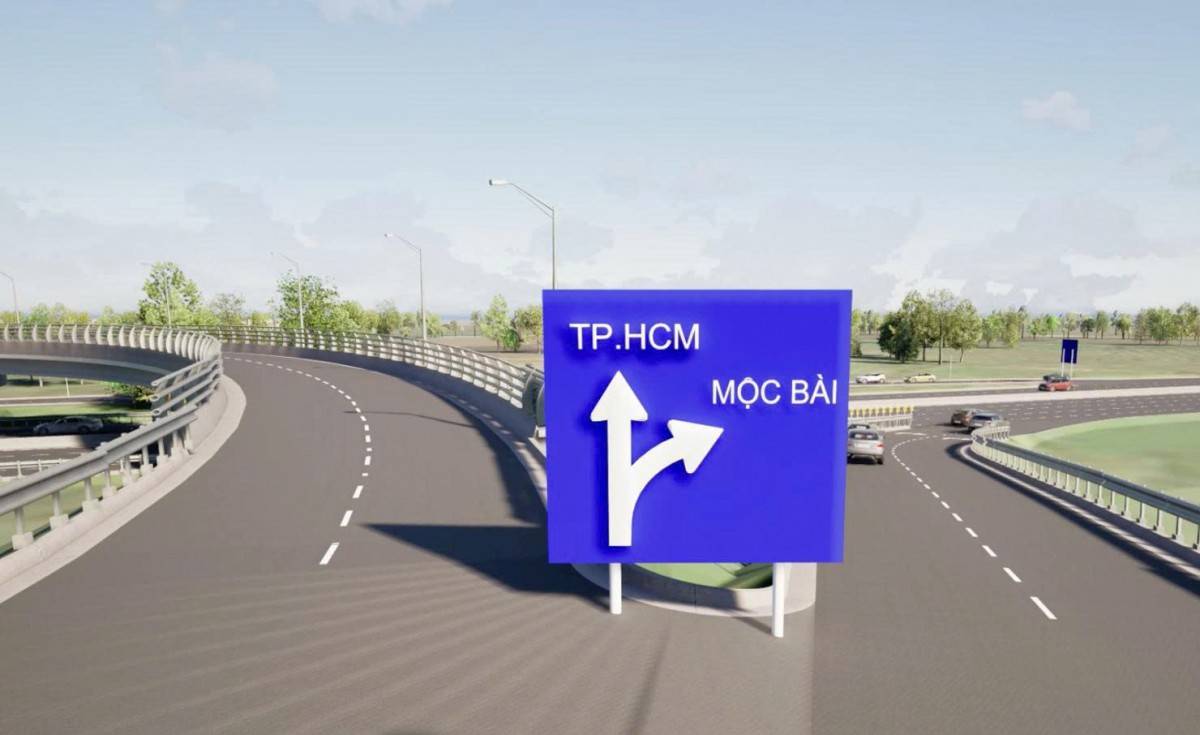 Phối cảnh cao tốc TP. Hồ Chí Minh - Mộc Bài.