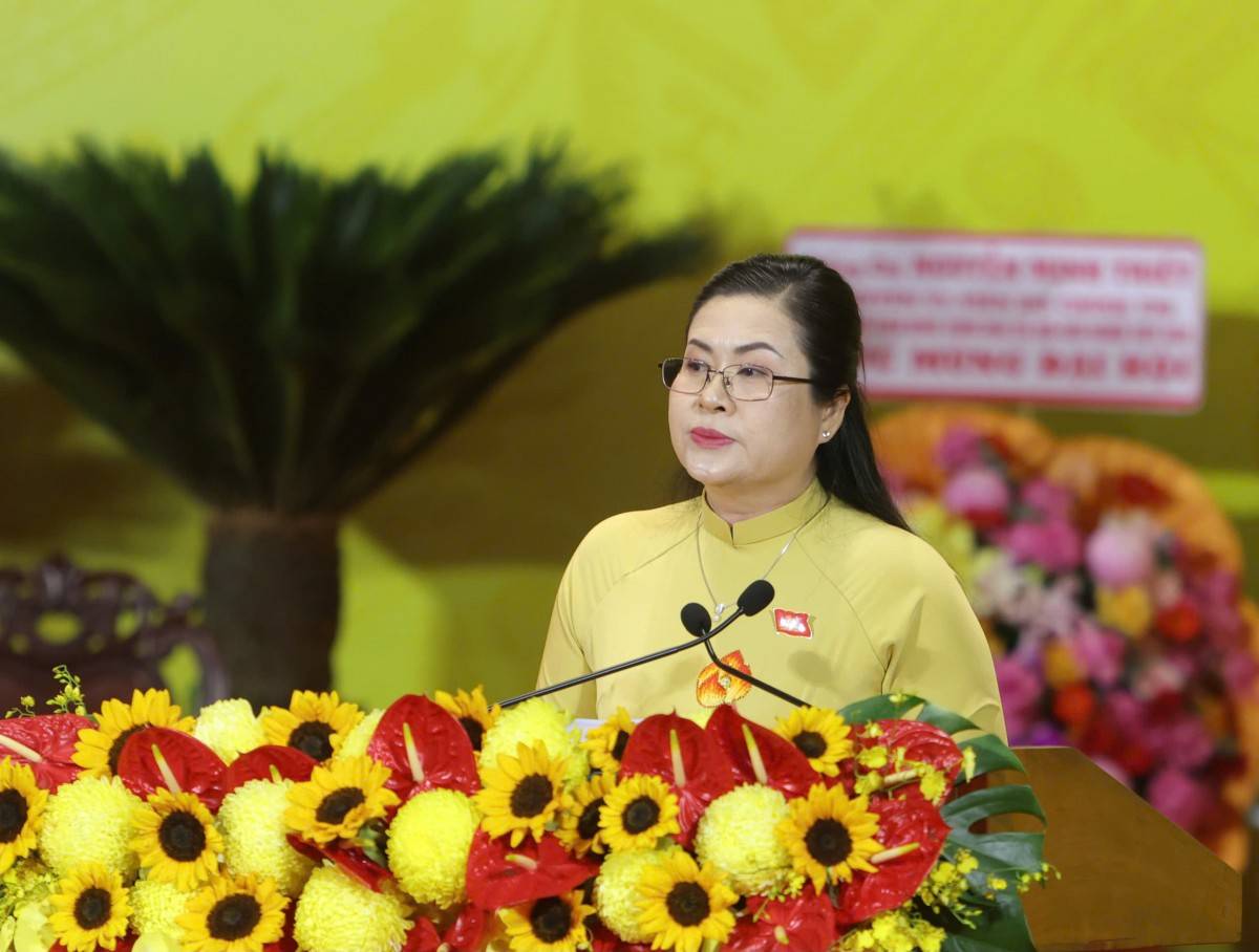 Đồng  chí Nguyễn Thị Minh Trang- UVTV  Tỉnh  uỷỷ, Trưởng  ban  Tuyên  giáo  và  Dan  vận  Tỉnh  uỷ