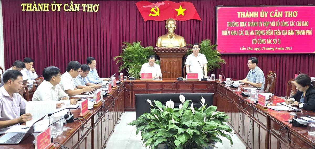 Cần Thơ: Quyết liệt tháo gỡ vướng mắc 5 dự án trọng điểm