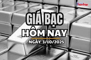 Giá bạc hôm nay 3/10/2025: Giá bạc trong nước diễn biến trái chiều