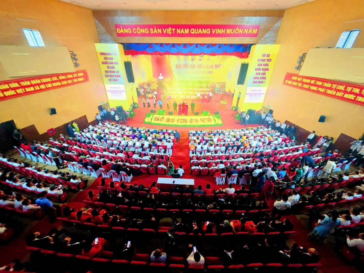 Khai mạc trọng thể Đại hội đại biểu Đảng bộ tỉnh Vĩnh Long: Khát vọng vươn mình trong kỷ nguyên số