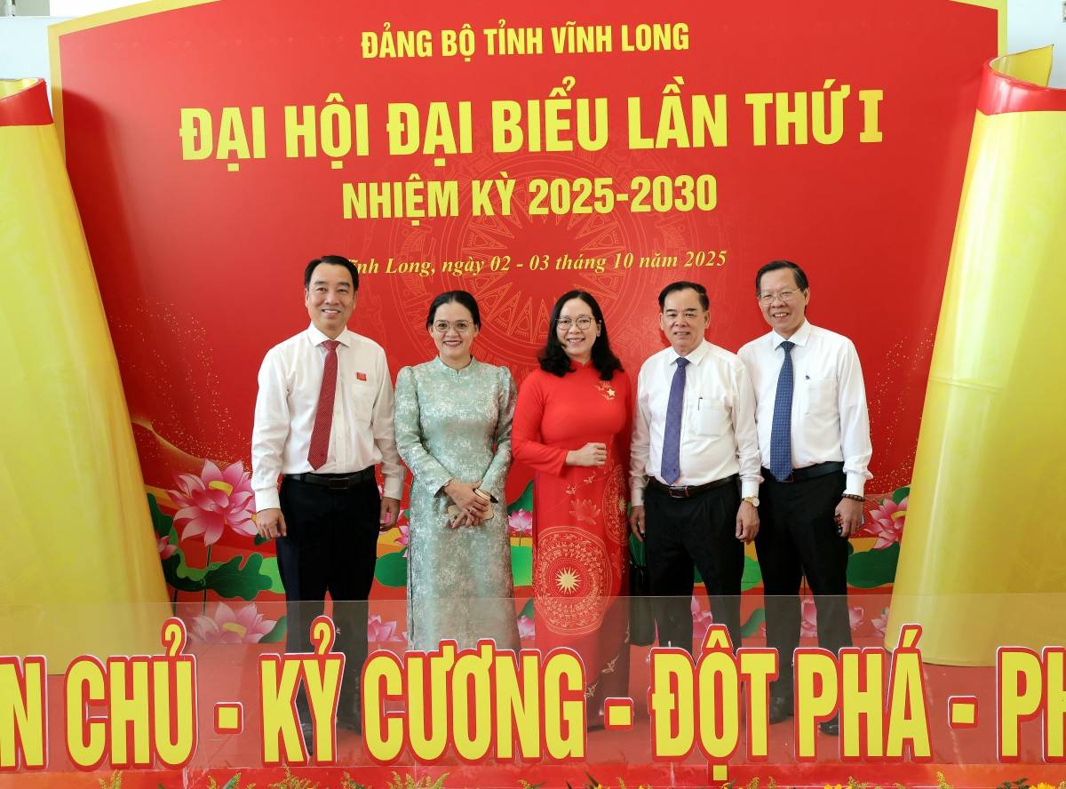 Khai mạc trọng thể Đại hội đại biểu Đảng bộ tỉnh Vĩnh Long: Khát vọng vươn mình trong kỷ nguyên số