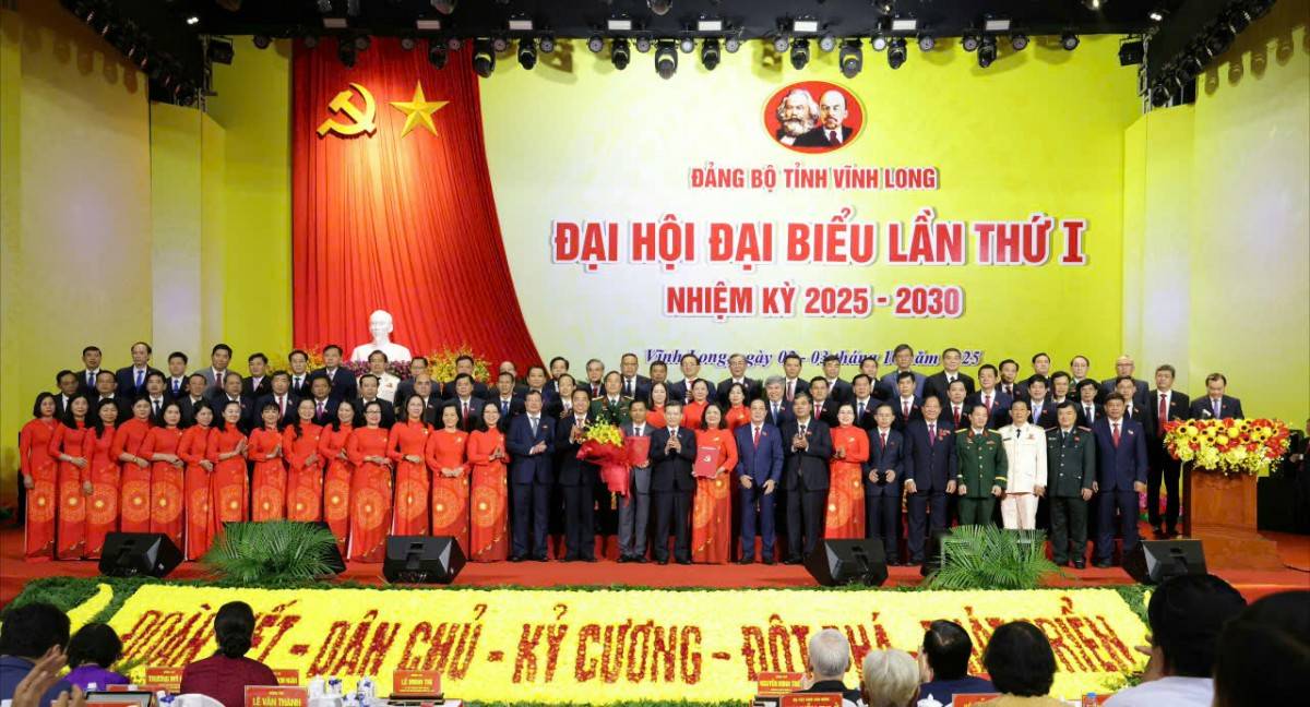 Đại hội ra mắt ban chấp hành Đảng bộ tỉnh Đồng Tháp khoá I, nhiệm kỳ 2025-2030