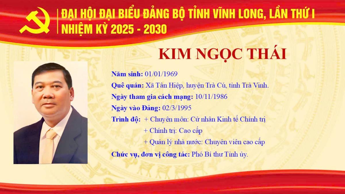 Ông Trần Văn Lâu giữ chức Bí thư Tỉnh uỷ tỉnh Vĩnh Long nhiệm kỳ 2025 - 2030