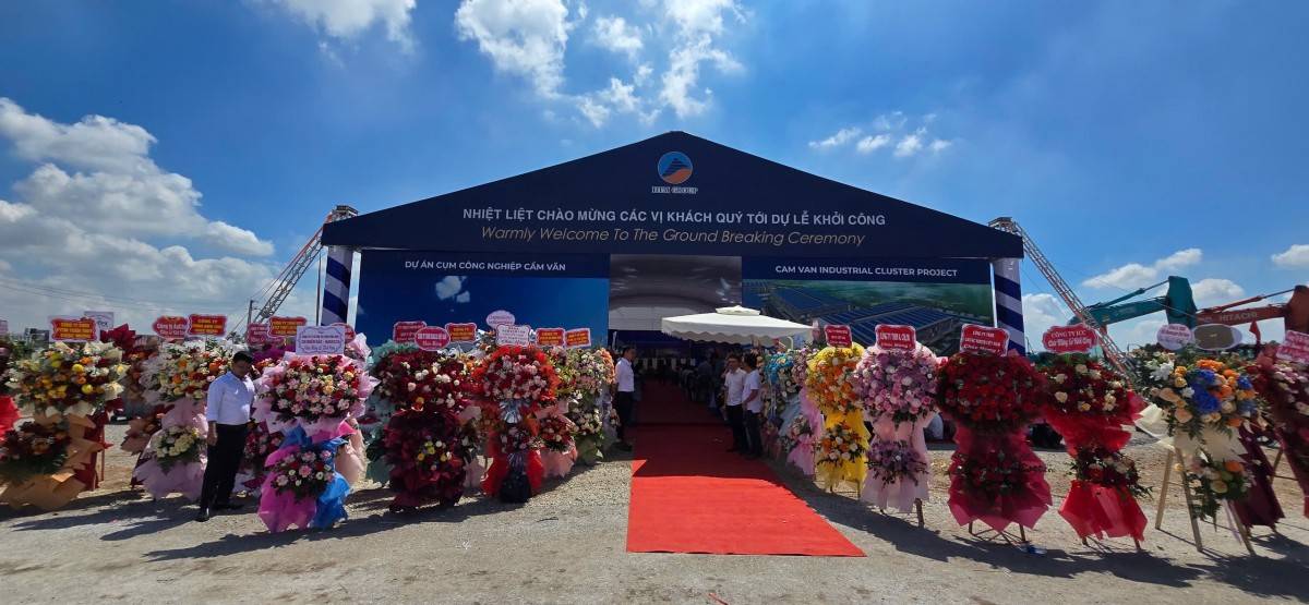 Cụm công nghiệp Cẩm Văn chính thức khởi công, kỳ vọng thành điểm đến đầu tư mới của thành phố cảng