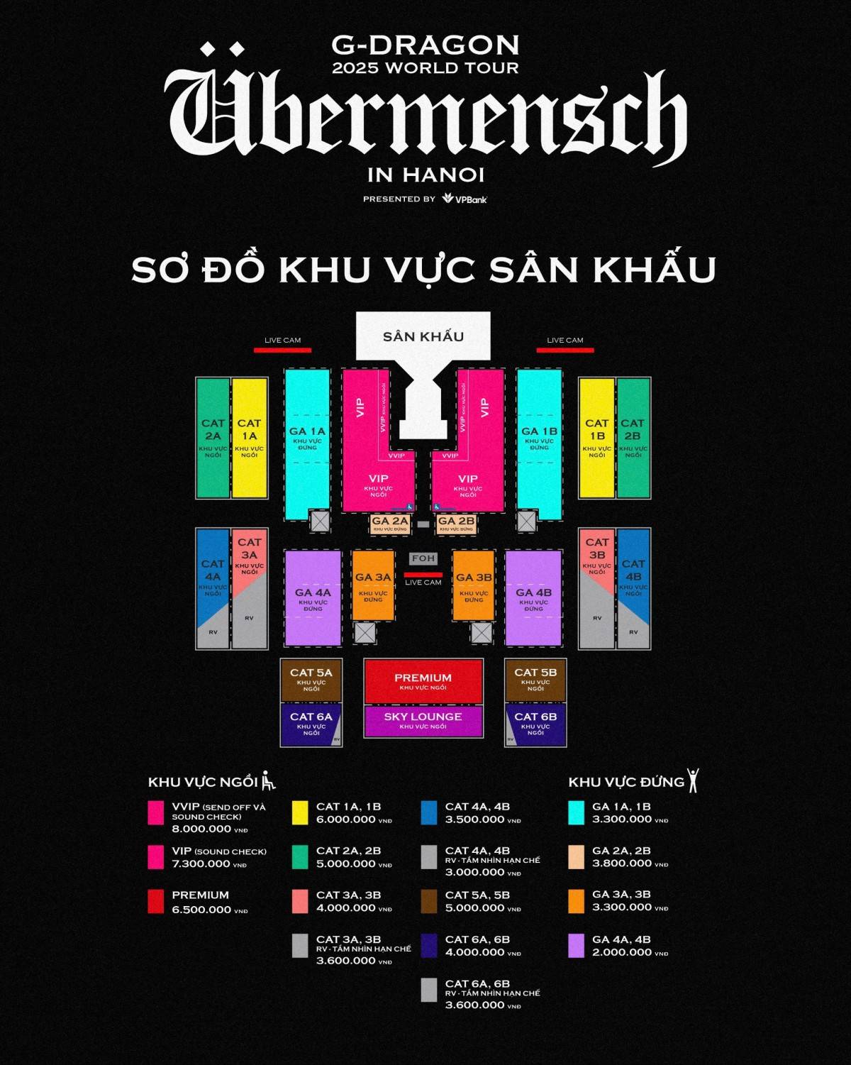 G-DRAGON 2025 WORLD TOUR chính thức trở lại  với chuyến lưu diễn tại các thành phố lớn