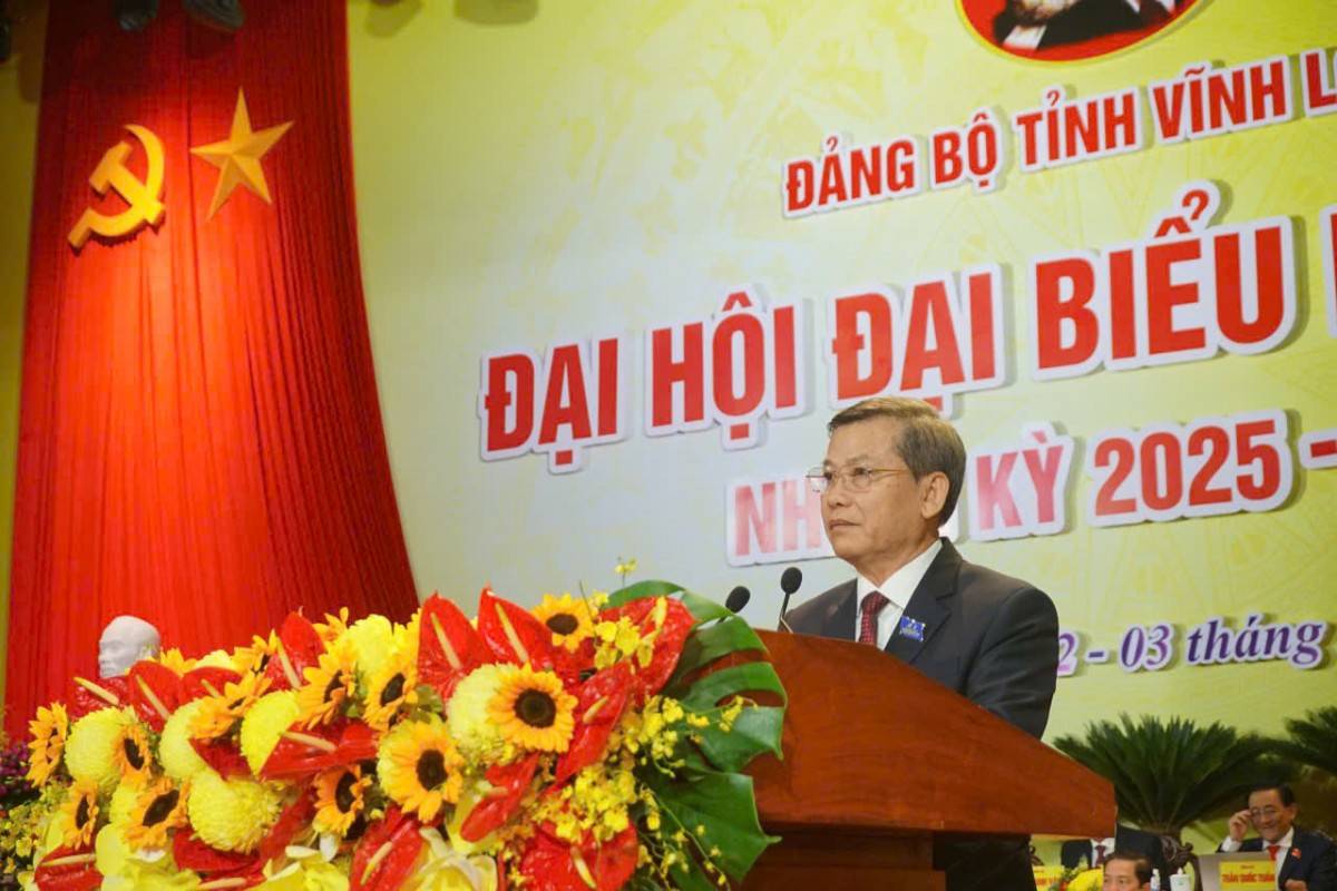 Ông Trần Văn Lâu giữ chức Bí thư Tỉnh uỷ tỉnh Vĩnh Long nhiệm kỳ 2025 - 2030
