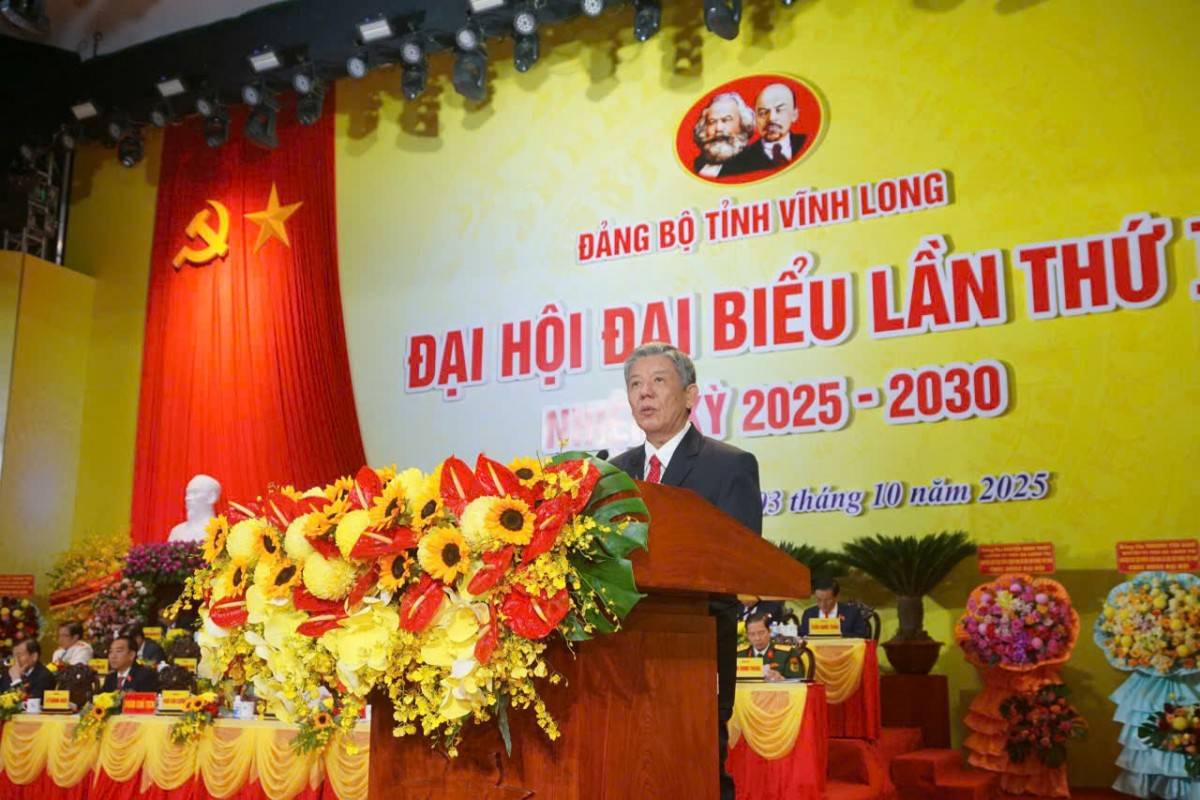 Khai mạc trọng thể Đại hội đại biểu Đảng bộ tỉnh Vĩnh Long: Khát vọng vươn mình trong kỷ nguyên số