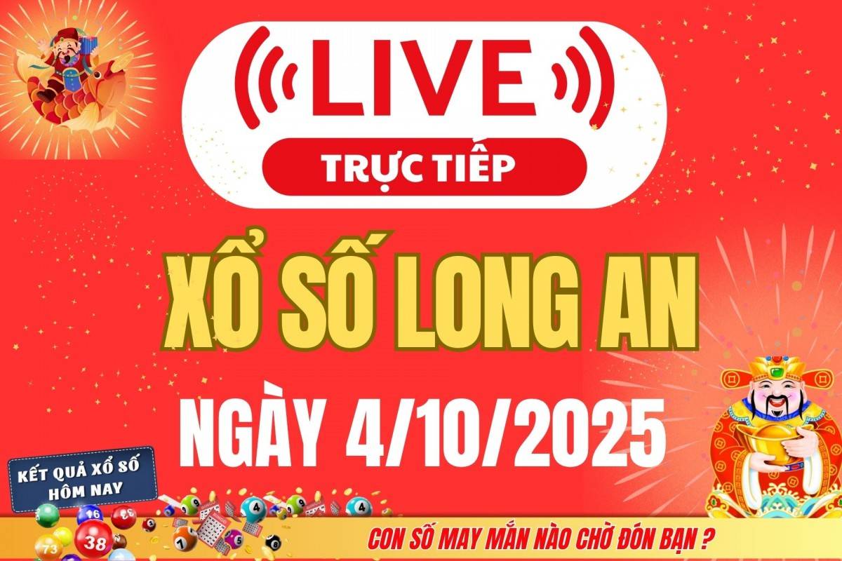 TRỰC TIẾP: Xổ số Long An hôm nay ngày 27/9/2025 - XSLA 27/9 - Kết quả xổ số Long An hôm nay
