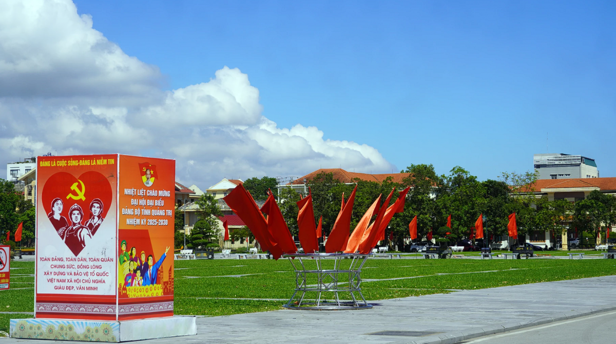 Quảng Trị rộn ràng khí thế chào mừng Đại hội Đảng bộ tỉnh lần thứ I