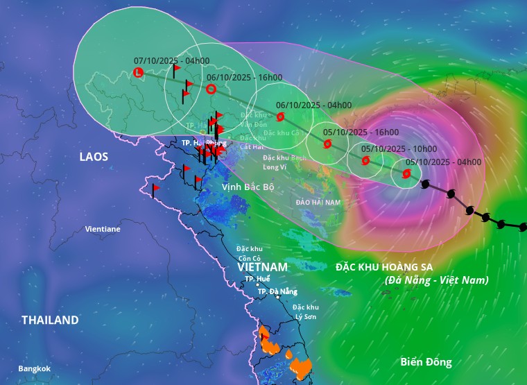 Ninh Bình tập trung triển khai ứng phó bão số 11 (bão Matmo)