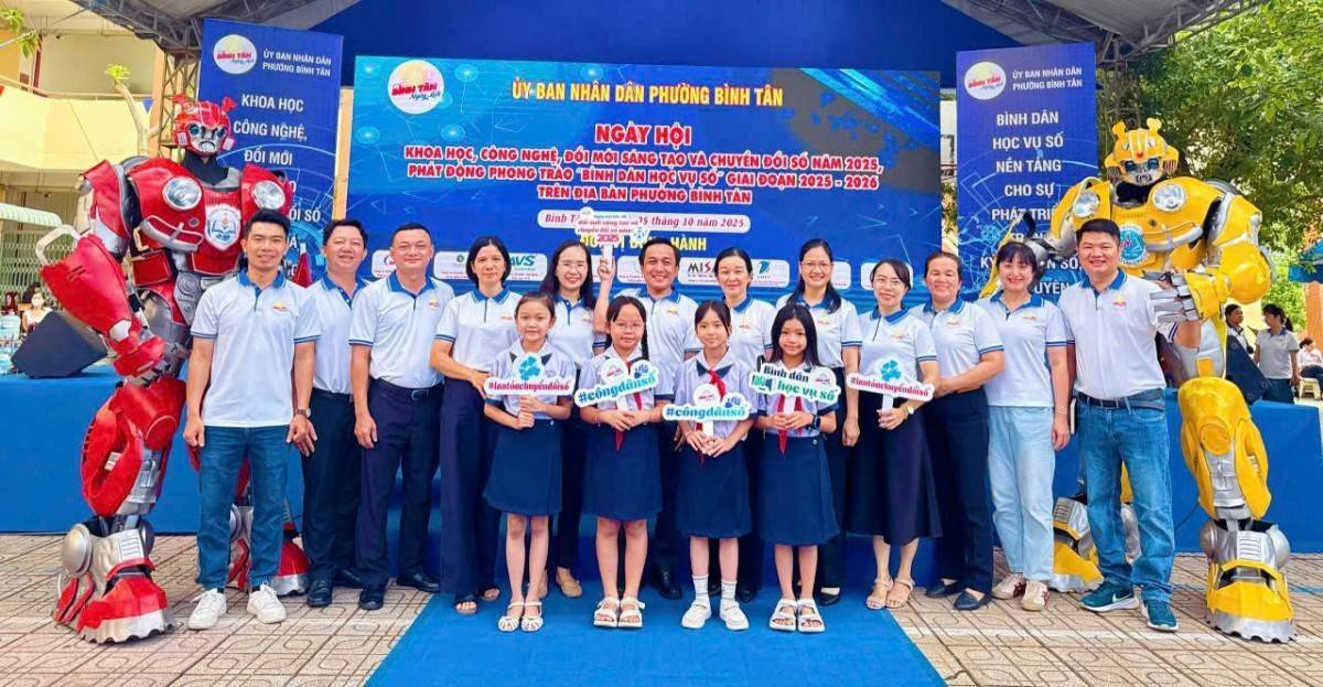 Phường Bình Tân (TP. Hồ Chí Minh): Khởi động phong trào “Bình dân học vụ số” và chuyển đổi số trong giáo dục – đào tạo 2025