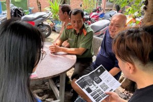 Công an phường Dĩ An nhân rộng mô hình “SOS An ninh, trật tự” và ra mắt “Tổ công tác 3 trong 1”