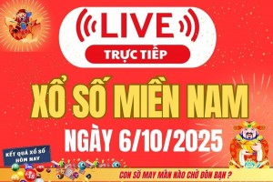 TRỰC TIẾP: Kết quả Xổ số miền Nam hôm nay 6/10/2025 - XSMN 6/10 - XSMN thứ Hai cập nhật mới nhất