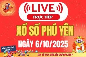 TRỰC TIẾP: Xổ số Phú Yên hôm nay ngày 6/10/2025 - XSPY 6/10 - Kết quả xổ số Phú Yên hôm nay