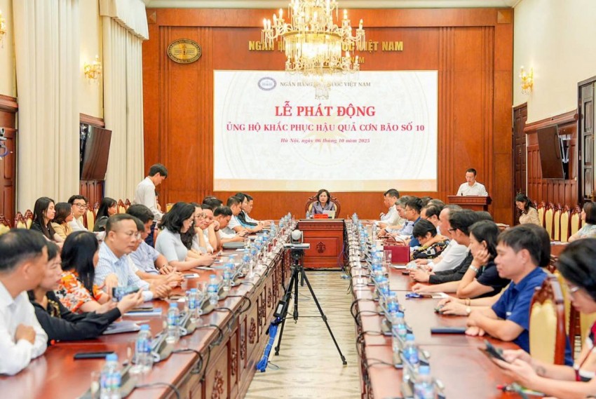 Ngân hàng Nhà nước phát động ủng hộ đồng bào khắc phục thiệt hại do cơn bão số 10