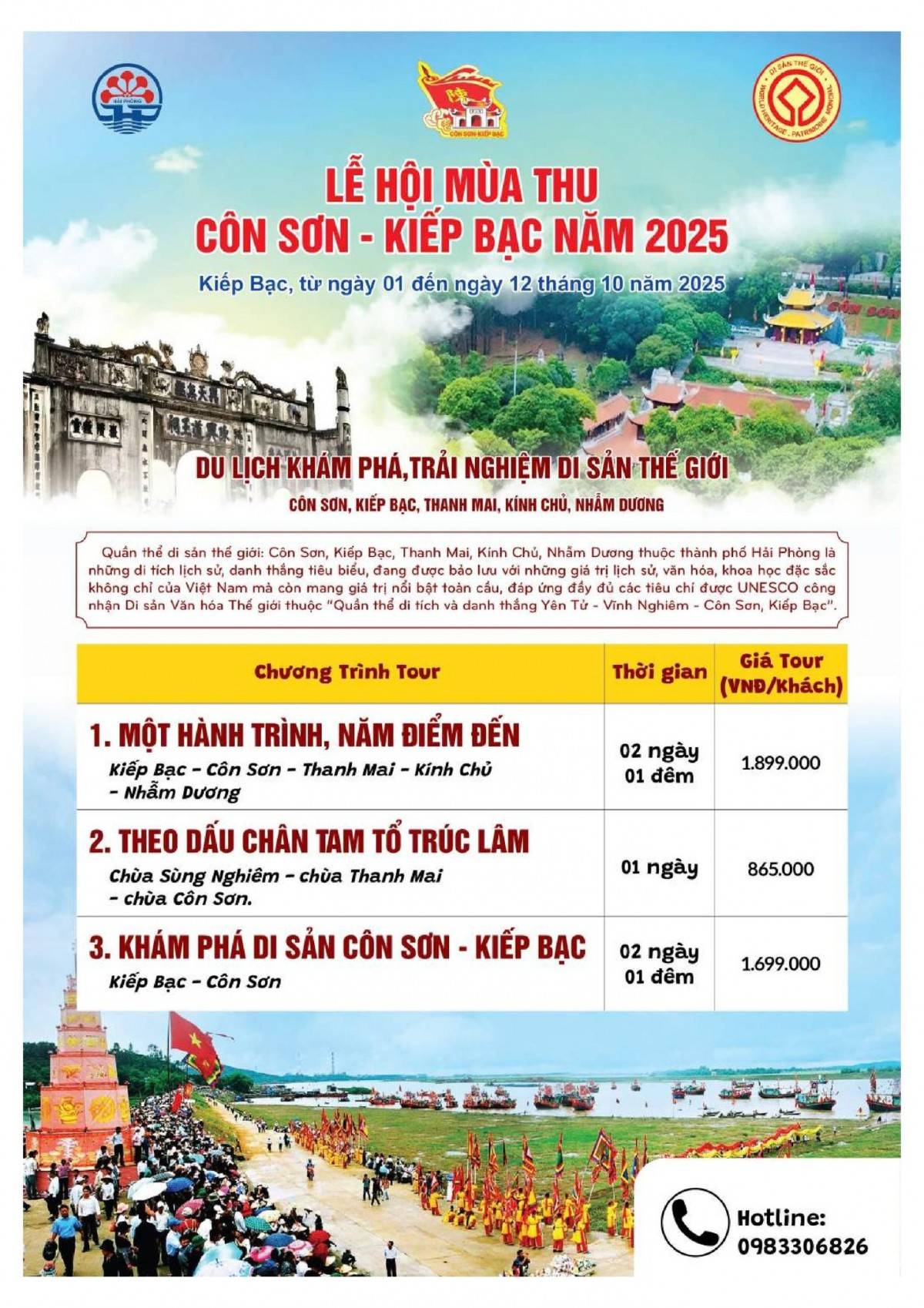 Khám phá chiều sâu văn hóa với ba tour mới tại Côn Sơn – Kiếp Bạc