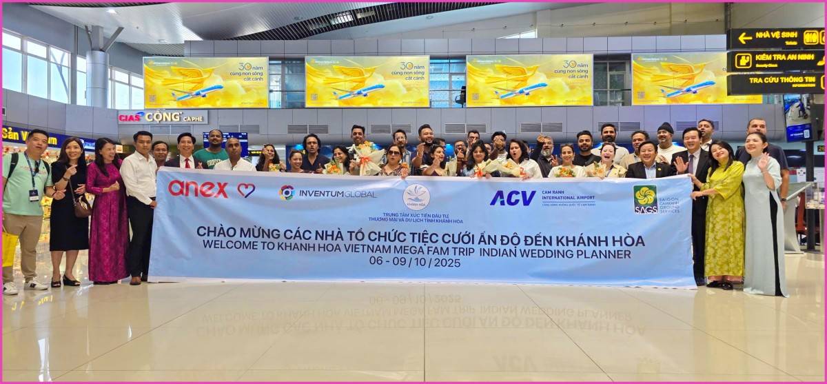 Khánh Hòa đón đoàn tổ chức tiệc cưới Ấn Độ, xúc tiến thị trường cưới sang trọng