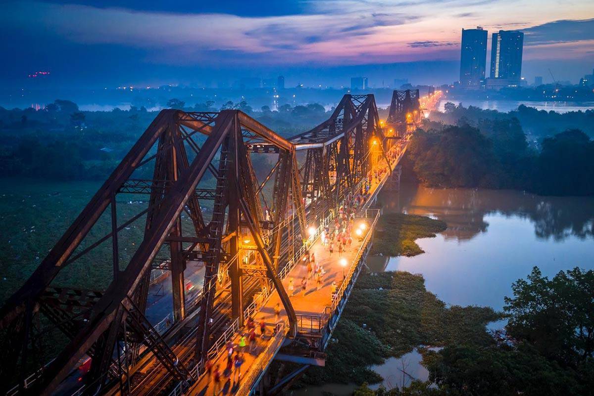 Giải Marathon Quốc tế Hà Nội Techcombank chạy qua những địa danh văn hoá, lịch sử đẹp nhất của Thủ đô  Hà Nội. Ảnh: Techcombank