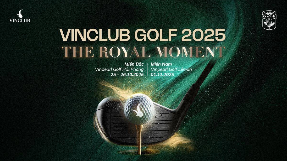 VinClub Golf 2025 sẽ diễn ra tại cả 2 miền Bắc và Nam