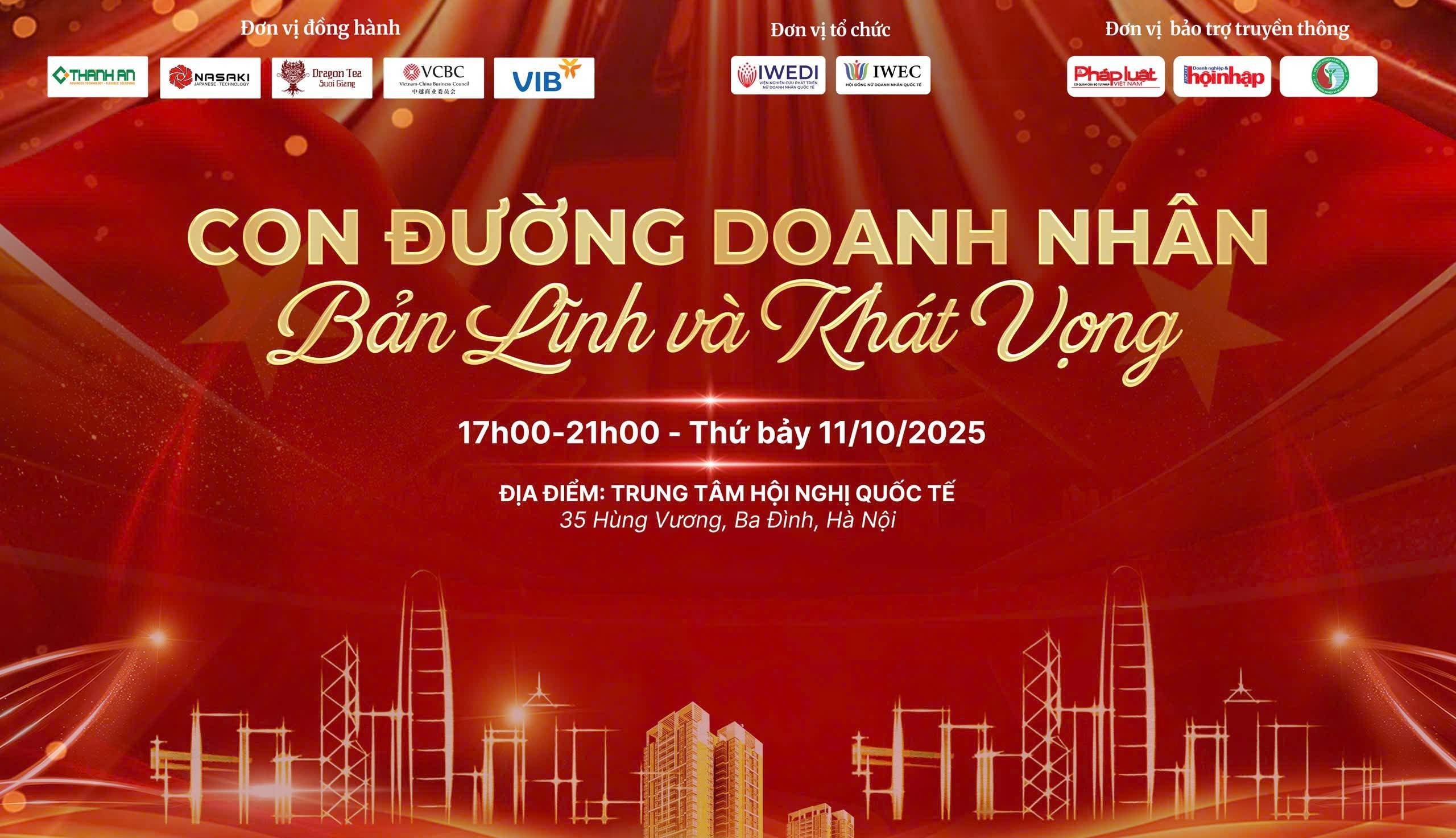 Tỏa sáng tinh thần doanh nhân Việt: Bản lĩnh, khát vọng và sứ mệnh kiến tạo tương lai