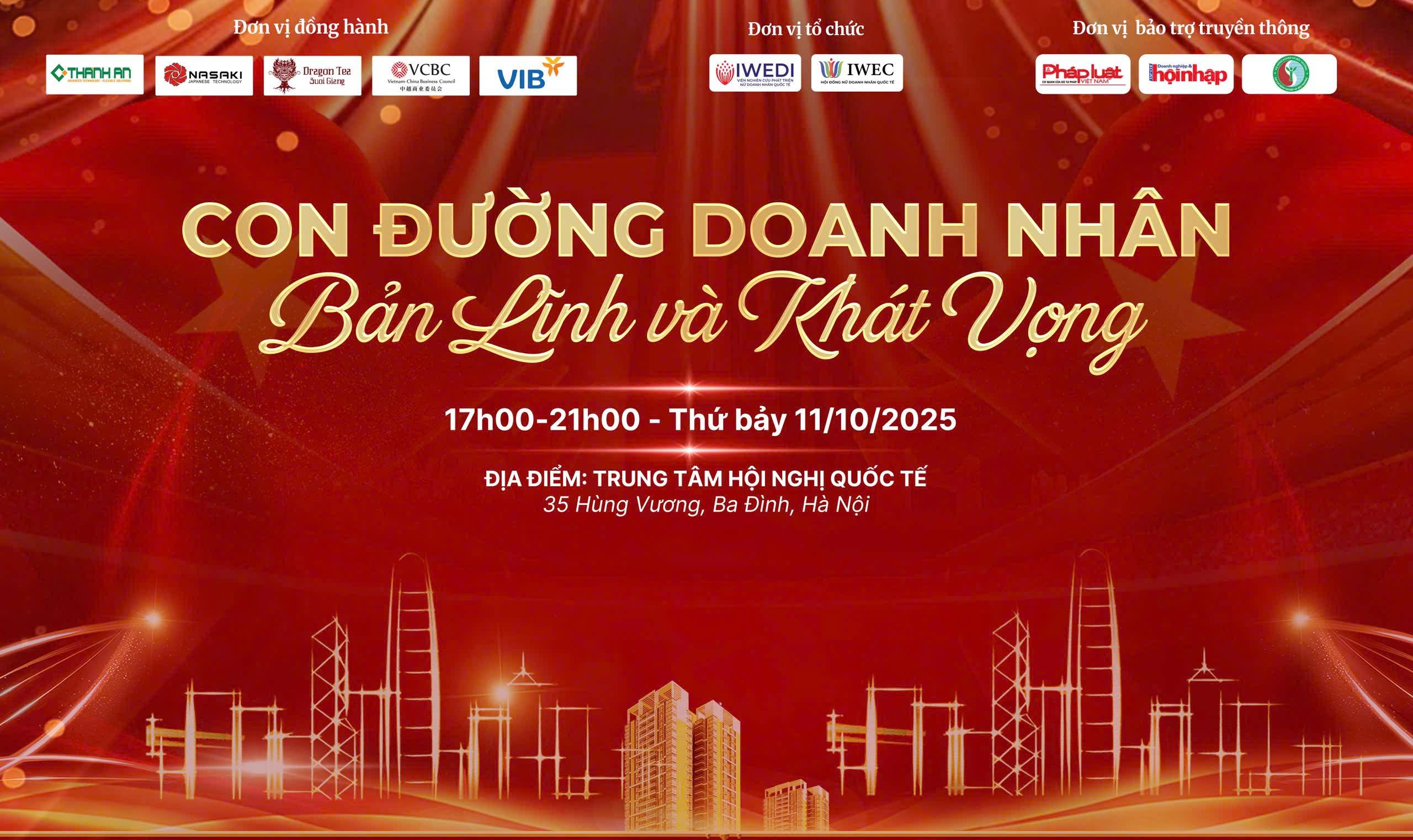 Tỏa sáng tinh thần doanh nhân Việt: Bản lĩnh, khát vọng và sứ mệnh kiến tạo tương lai