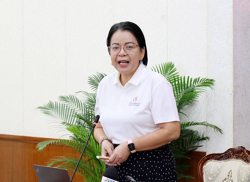 bà Võ Thị Trung Trinh, Giám đốc Trung tâm Chuyển đổi số TP.Hồ Chí Minh, 