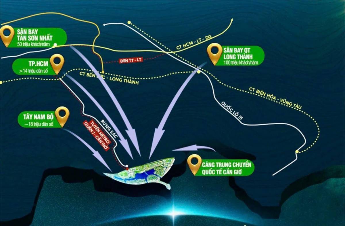 dự án nút giao Rừng Sác – cao tốc Bến Lức – Long Thành 